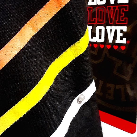 "LOVE" Bold, Colorful, Graphic Bodysuit - 1X - Picture 3 of 4